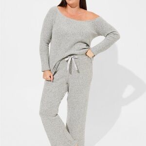 Torrid Super Soft Plush Waffle Straight Lounge Pant Breathable Fabric Cozy 3X